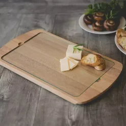 Kirklands Home Serving & Entertaining|Clemson Tigers Wood and Glass Serving Board