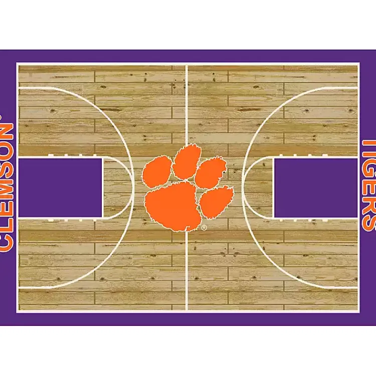 Kirklands Home Area Rugs|Clemson University Courtside Area Rug, 4x6