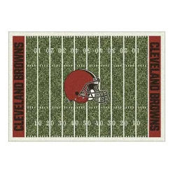 Kirklands Home Area Rugs|Cleveland Browns Home Field Area Rug, 6x8 Green