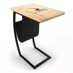 Kirklands Home Accent & End Tables|Cleveland Browns Wood C-Table Tan