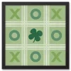 Discount Clover Tic Tac Toe Framed Canvas Art Print St Patricks Day Decorations