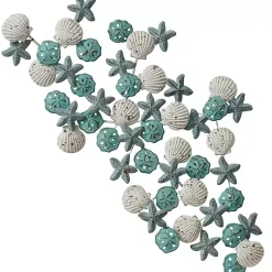 Kirklands Home Wall Plaques|Coastal Metal Wall Sculpture Blue