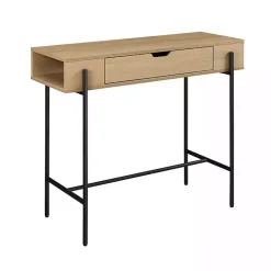 Kirklands Home Console Tables|Coastal Oak Cruz Console Table Tan