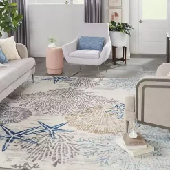 Kirklands Home Area Rugs|Coastal Reef Dreams Area Rug, 7x9