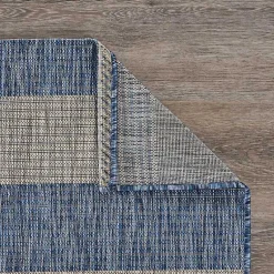 Kirklands Home Outdoor Rugs|Coastal Stripes Indoor/Outdoor Area Rug, 5x7