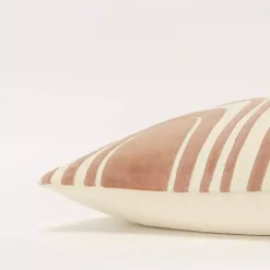 Online Cocoa and Natural Wave Lumbar Pillow Pillows