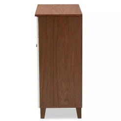 Kirklands Home Entryway Furniture|Collier Two-Tone Drawer Shoe Storage Cabinet