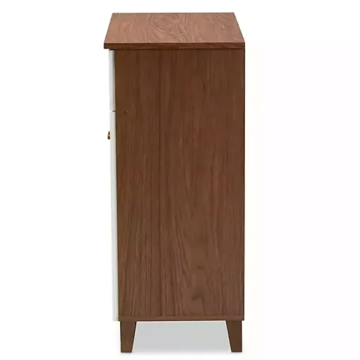 Kirklands Home Entryway Furniture|Collier Two-Tone Drawer Shoe Storage Cabinet