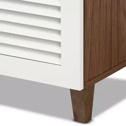 Kirklands Home Entryway Furniture|Collier Two-Tone Drawer Shoe Storage Cabinet