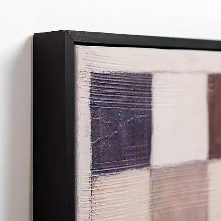 Kirklands Home Canvas Art|Color Block Squares Framed Canvas Art Print Multi