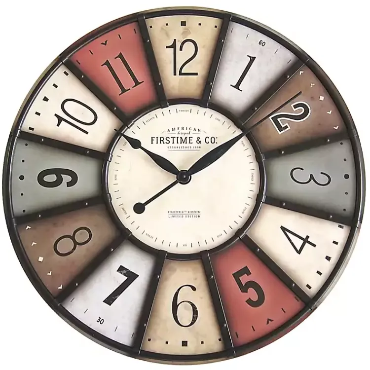 Kirklands Home Clocks|Color Motif Wall Clock