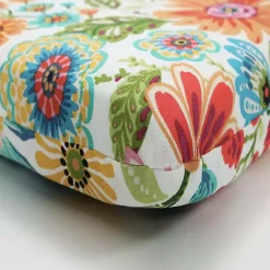 Kirklands Home Outdoor Cushions & Pillows|Colorful Floral Outdoor Chair Cushion Multi