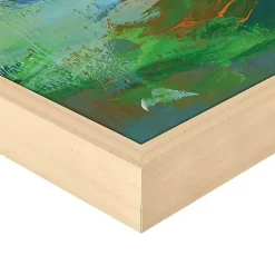 Kirklands Home Canvas Art|Colorful Flowers in Vase Framed Canvas Art Print Multi