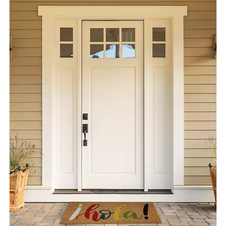 Kirklands Home Doormats|Colorful Hola Doormat Multi
