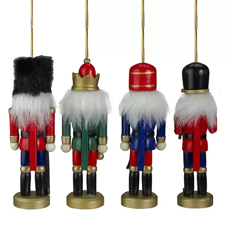 Discount Colorful Nutcracker Ornaments, Set of 4 Christmas Ornaments
