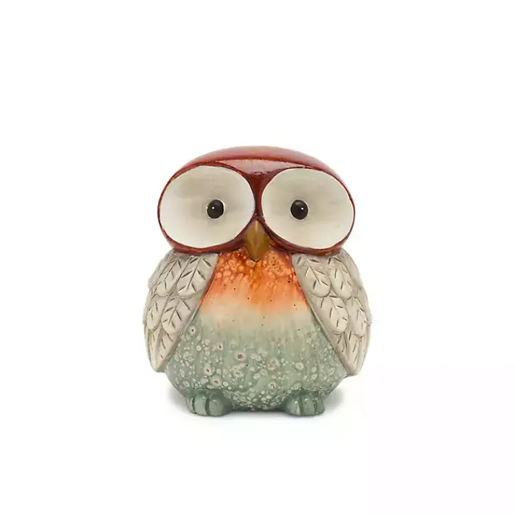Hot Colorful Owl Figurines, Set of 2 Statues & Figurines