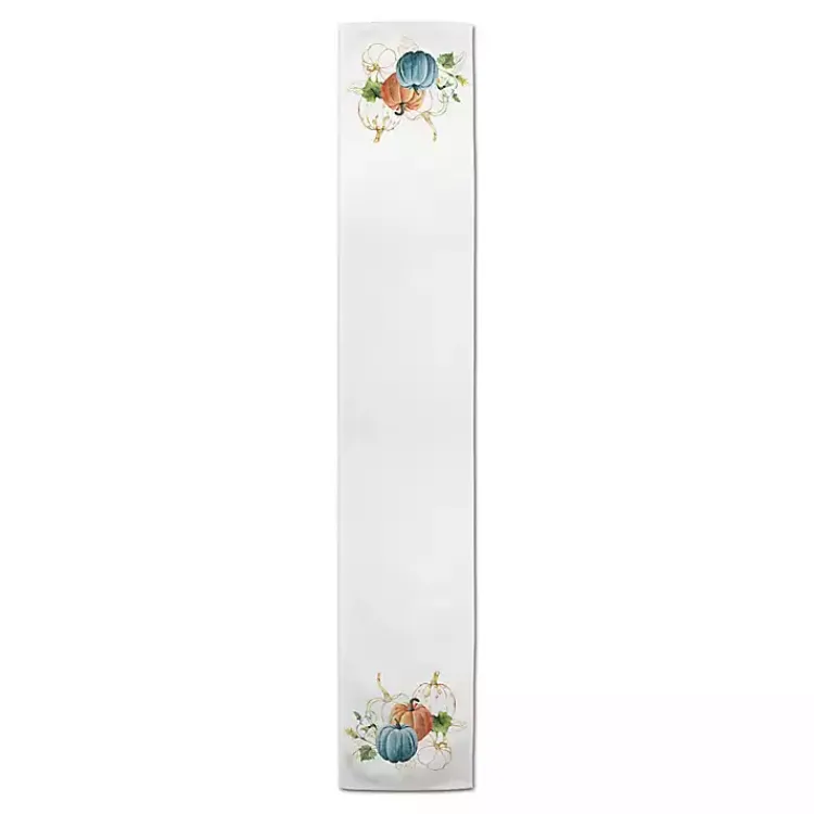 Kirklands Home Table Linens|Colorful Pumpkins Harvest Table Runner