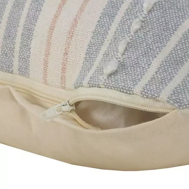 Hot Colorful Textured Striped Accent Pillow Pillows