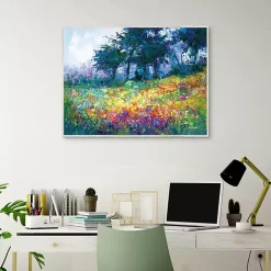 Kirklands Home Canvas Art|Colorful Wildflowers in Bloom Canvas Art Print