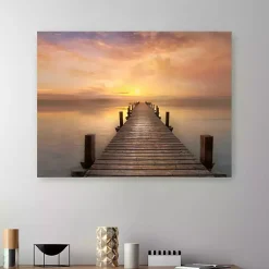 Kirklands Home Canvas Art|Comfort Bay Sunset Canvas Art Print, 48x36 in.