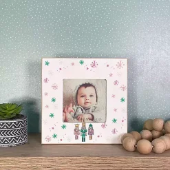 Best Confetti Nutcracker Trio Picture Frame, 4x4 Christmas Decorations