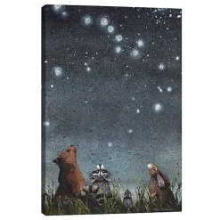 Kirklands Home Canvas Art|Constellations Giclee Canvas Art Print Blue