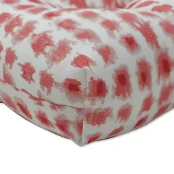 Kirklands Home Outdoor Cushions & Pillows|Coral Dotted Settee Cushion