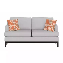 Kirklands Home Outdoor Cushions & Pillows|Coral Ocean Flower Outdoor Accent Pillow Orange