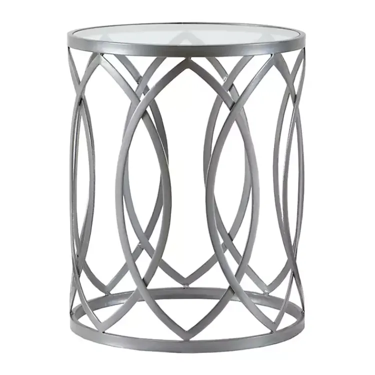 Kirklands Home Accent & End Tables|Corey Geometric Accent Table Gray