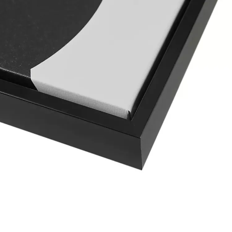 Kirklands Home Canvas Art|Cosmic Curl Geometric 3-pc. Grayscale Wall Art