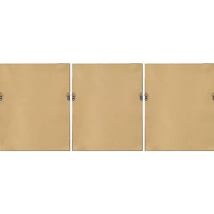 Kirklands Home Canvas Art|Cosmic Curl Geometric 3-pc. Grayscale Wall Art