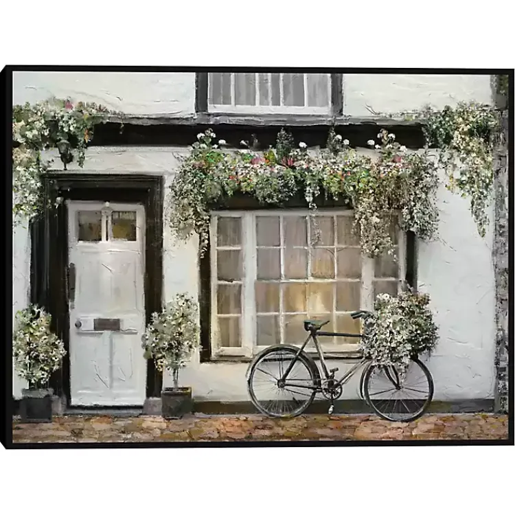 Kirklands Home Canvas Art|Cottage Charm Framed Canvas Art Print