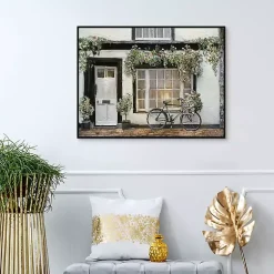 Kirklands Home Canvas Art|Cottage Charm Framed Canvas Art Print