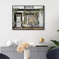 Kirklands Home Canvas Art|Cottage Charm Framed Canvas Art Print