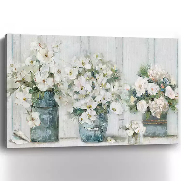 Kirklands Home Canvas Art|Cottage Mantle Canvas Art Print