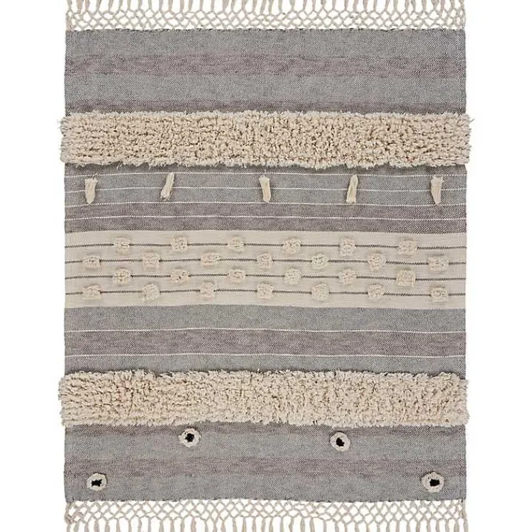 Online Cotton Fringe Eclectic Tufted Throw Blankets & Throws