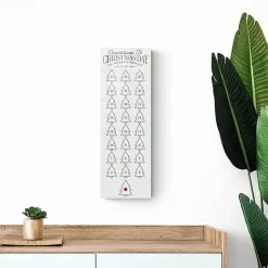 Sale Countdown to Christmas Dry Erase Board, 8x24 in. Christmas Art & Wall Decor