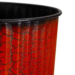 Crackled Metal Jack-O-Lanterns, Set of 3 Halloween