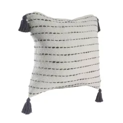 New Cream & Navy Ombre Dash Throw Pillow Pillows