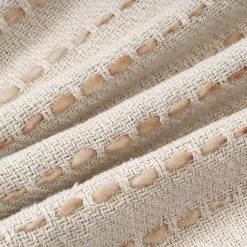 Clearance Cream & Terracotta Ombre Dash Throw Pillow Pillows