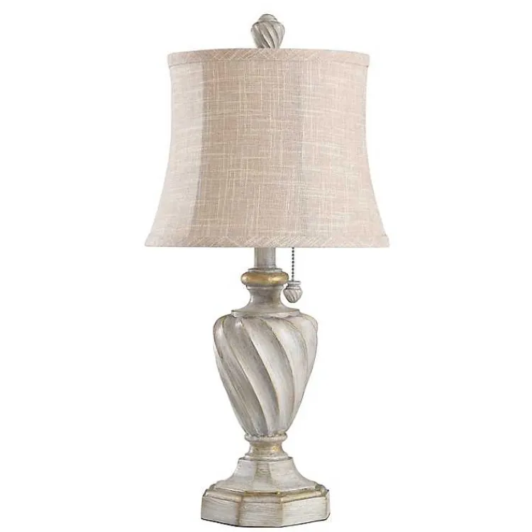 Kirklands Home Table Lamps|Cream and Off-White Table Lamp Ivory