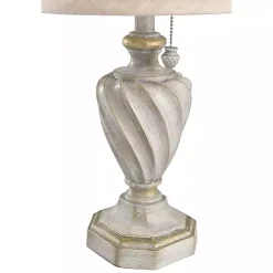 Kirklands Home Table Lamps|Cream and Off-White Table Lamp Ivory