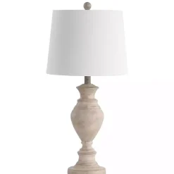 Kirklands Home Table Lamps|Cream Classic Curve Table Lamp White