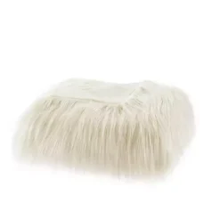 New Cream Faux Mink Fluffy Throw Blankets & Throws