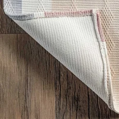 Kirklands Home Area Rugs|Cream Geometric Shapes Washable Area Rug, 8x10