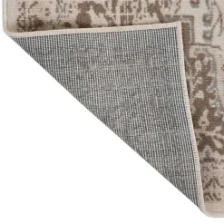 Kirklands Home Area Rugs|Cream Medallion Runner Ivory