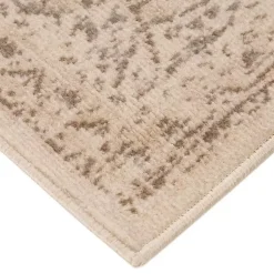 Kirklands Home Area Rugs|Cream Medallion Runner Ivory