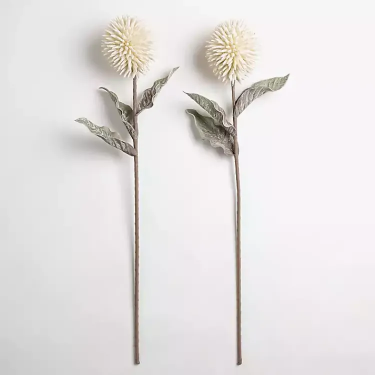 Discount Cream Ombre Thistle Flower Stem Stems & Bouquets