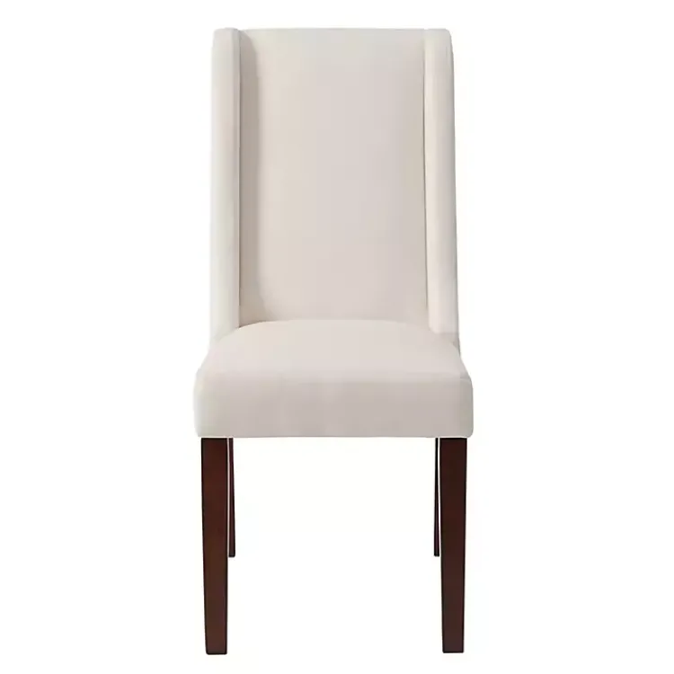 Kirklands Home Dining Chairs|Cream Parson Dining Chairs, Set of 2 Ivory