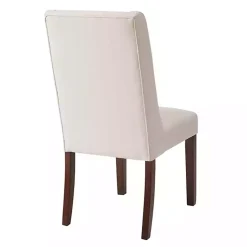 Kirklands Home Dining Chairs|Cream Parson Dining Chairs, Set of 2 Ivory
